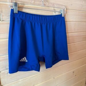 Adidas Team Performance Climalite Shorts Royal Blue Size Large (Large)
